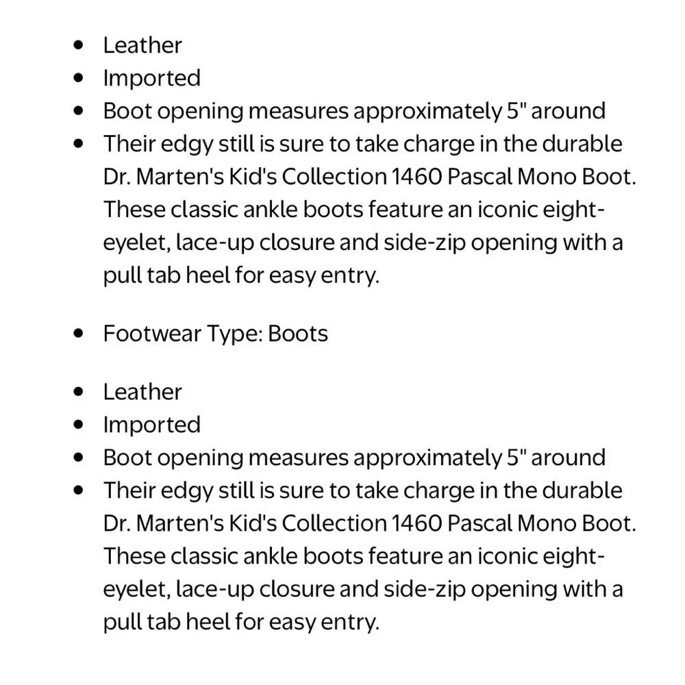 Dr Martens Pascal Moo Boots Black Leather Lace-Up Boots - Picture 16 of 16